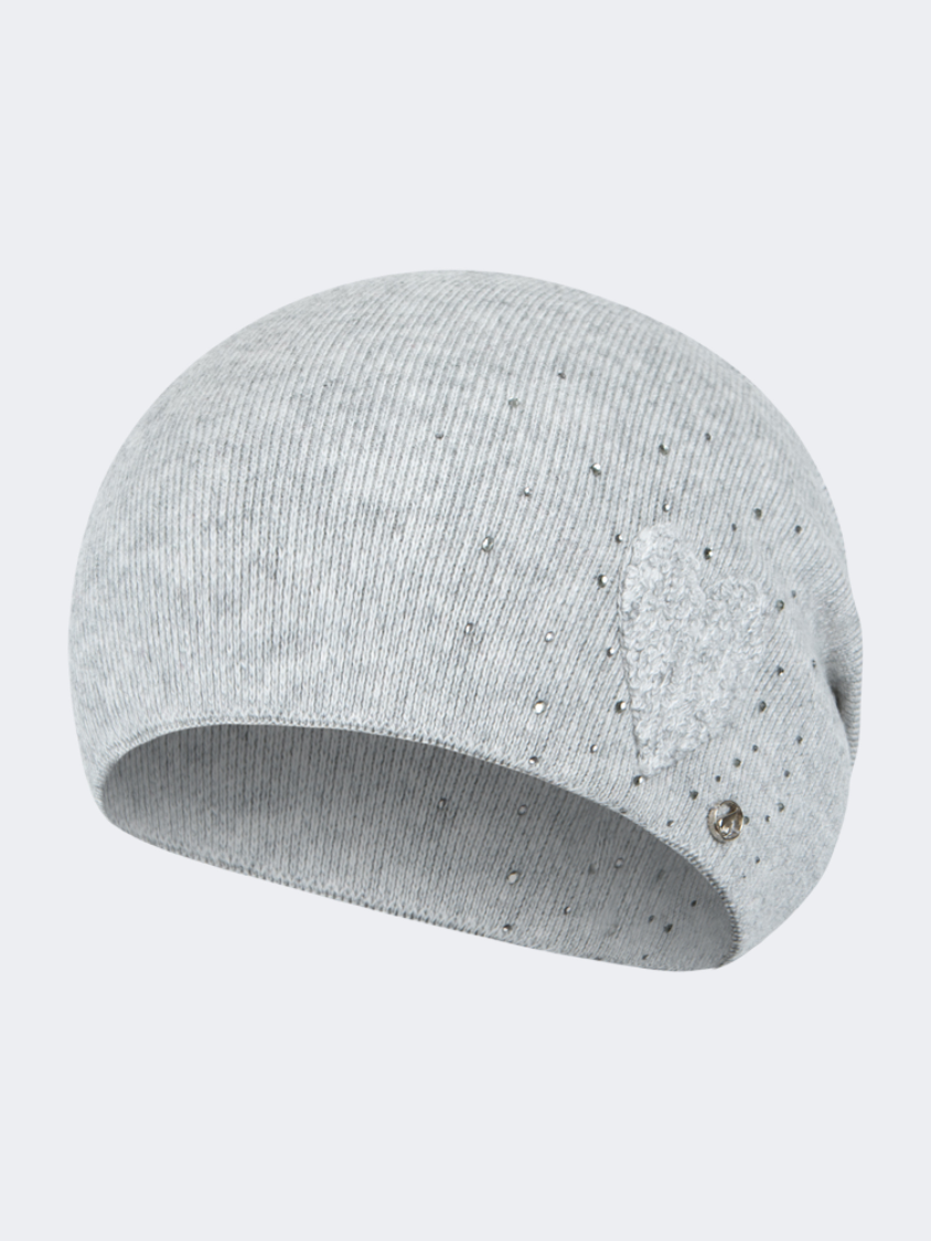 Oil And Gaz Cozy Women Lifestyle Beanie Light Grey