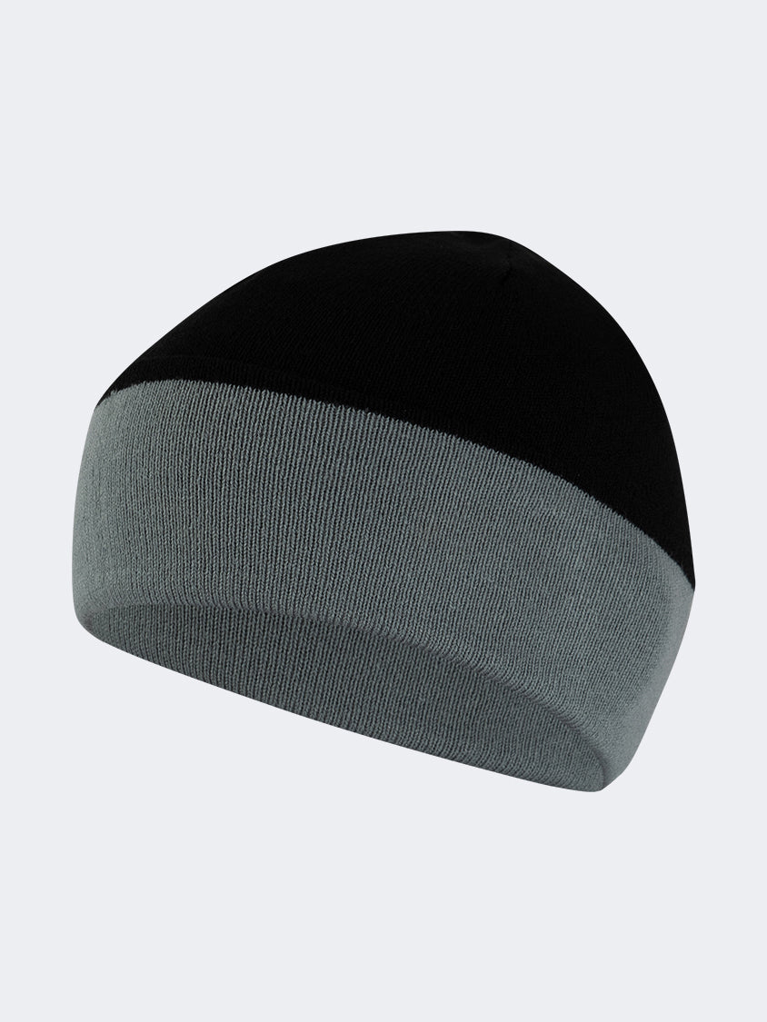 Oil And Gaz Cozy Unisex Lifestyle Reversible Beanie Black/Grey