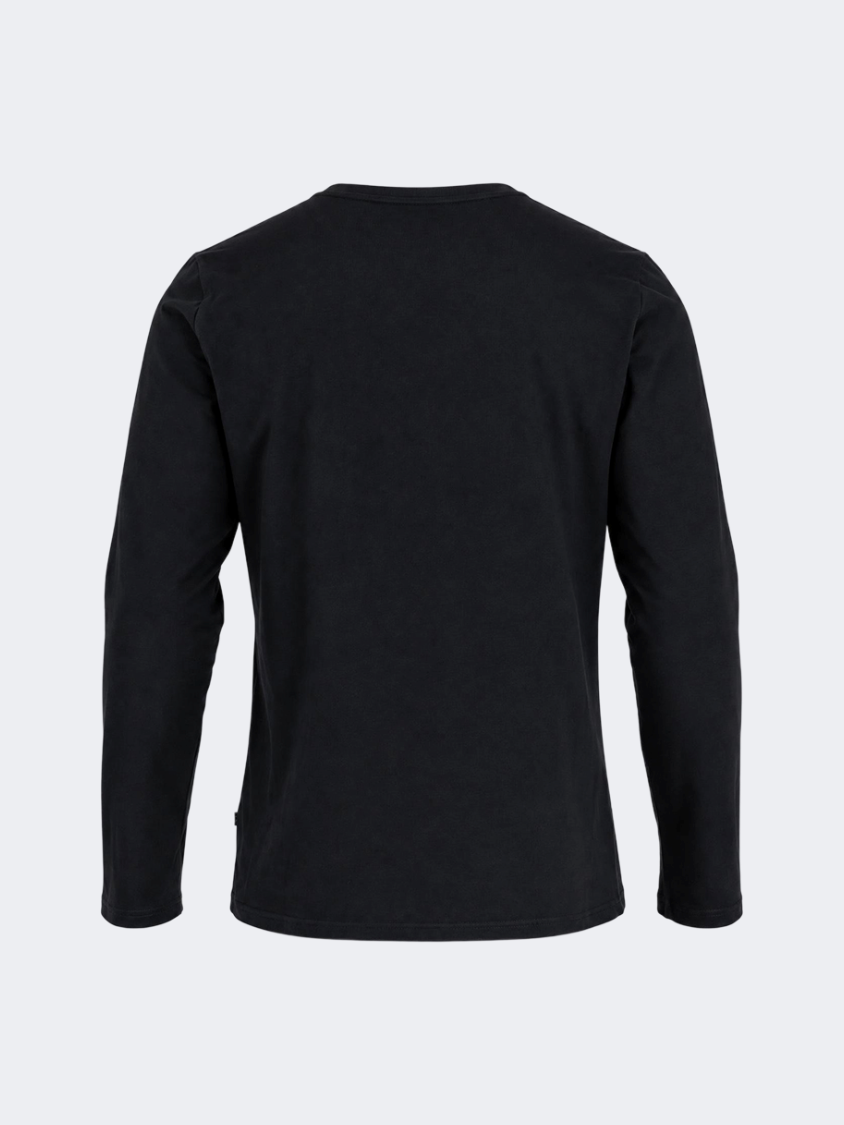 Oil & Gaz Casual Men Lifestyle Long Sleeve Black