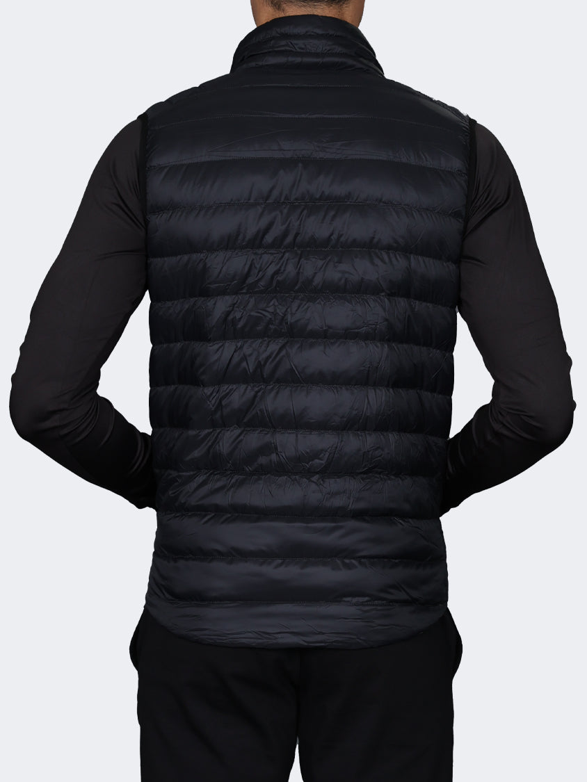 Oil And Gaz Reversible Down Men Lifestyle Vest Black/Grey