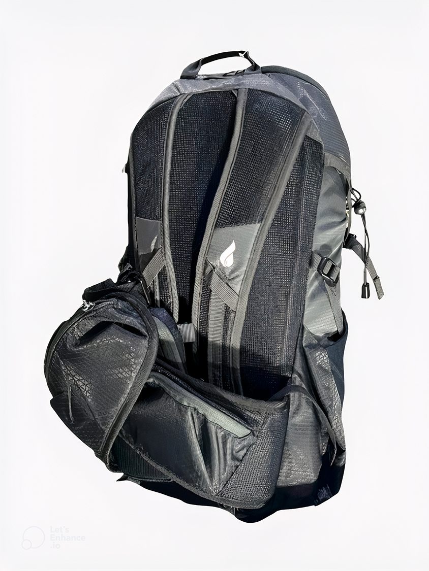 Oil And Gaz 20 L Unisex Hiking Bag Dark Grey/Black