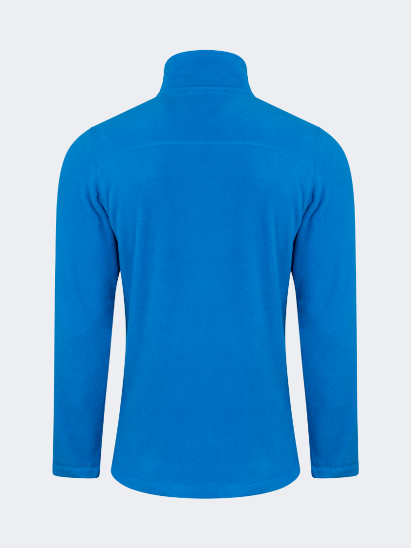 Oil&Gaz Soft Men Skiing Full Zip Fleece Royal Blue