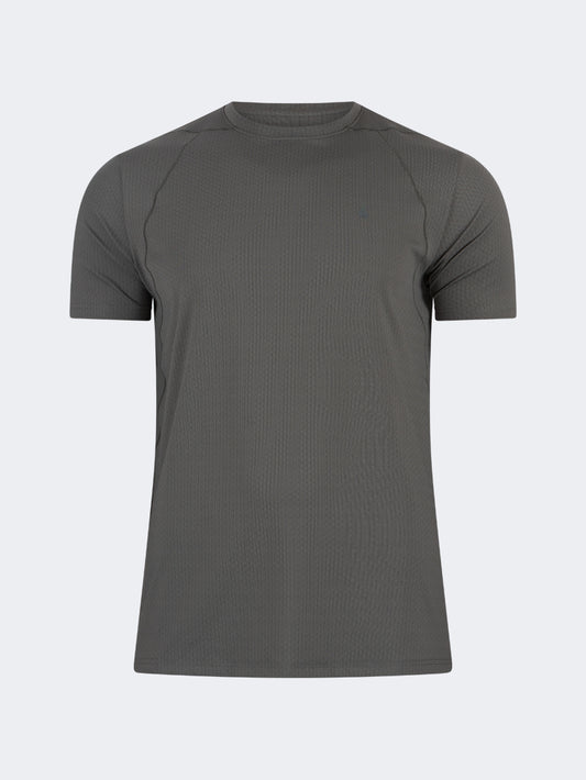 Oil & Gaz Comfortable Men Sportwear T-Shirt R-Neck Olive