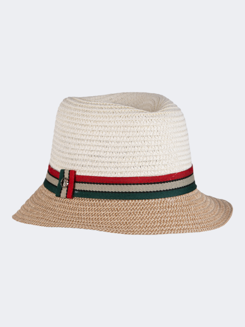 Oil And Gaz Stylish Kids-Boys Beach Hat Off-White