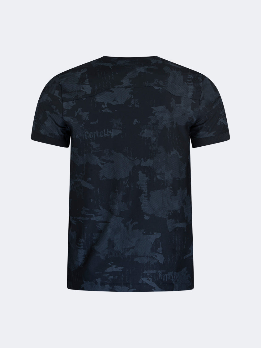 Oil And Gaz Classic Men Lifestyle Camo R-Neck T-Shirt Black