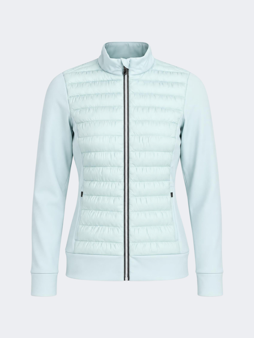 Oil And Gaz Chic Women Lifestyle Filling Jacket Mint Green