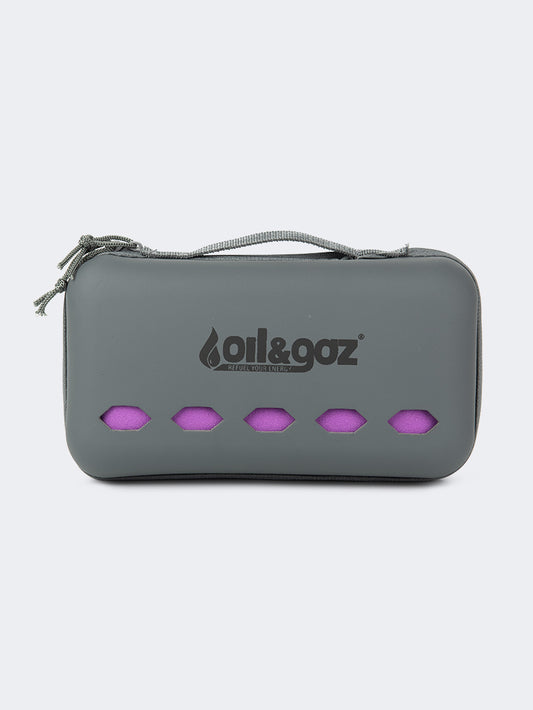 Oil & Gaz Rubber Bag Women Lifestyle Microfiber Towel Purple