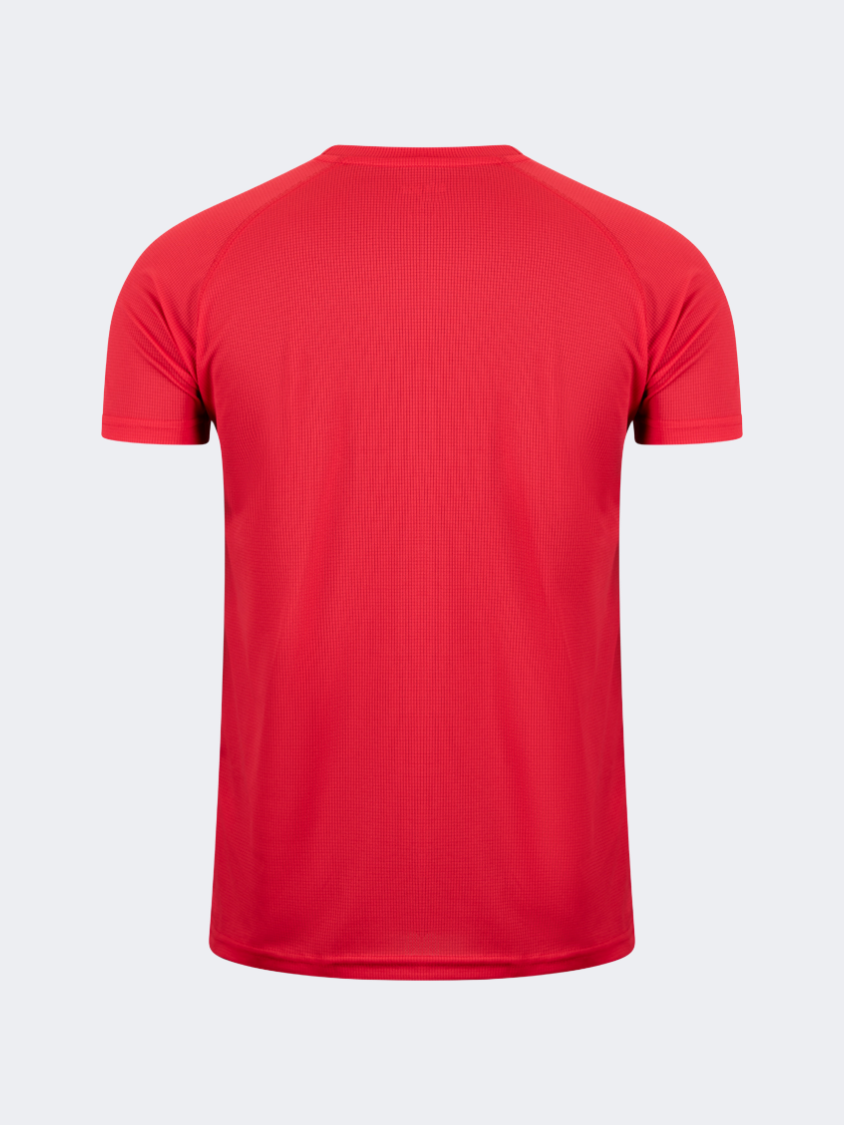 Oil And Gaz Durable Men Multisport T-Shirt Red