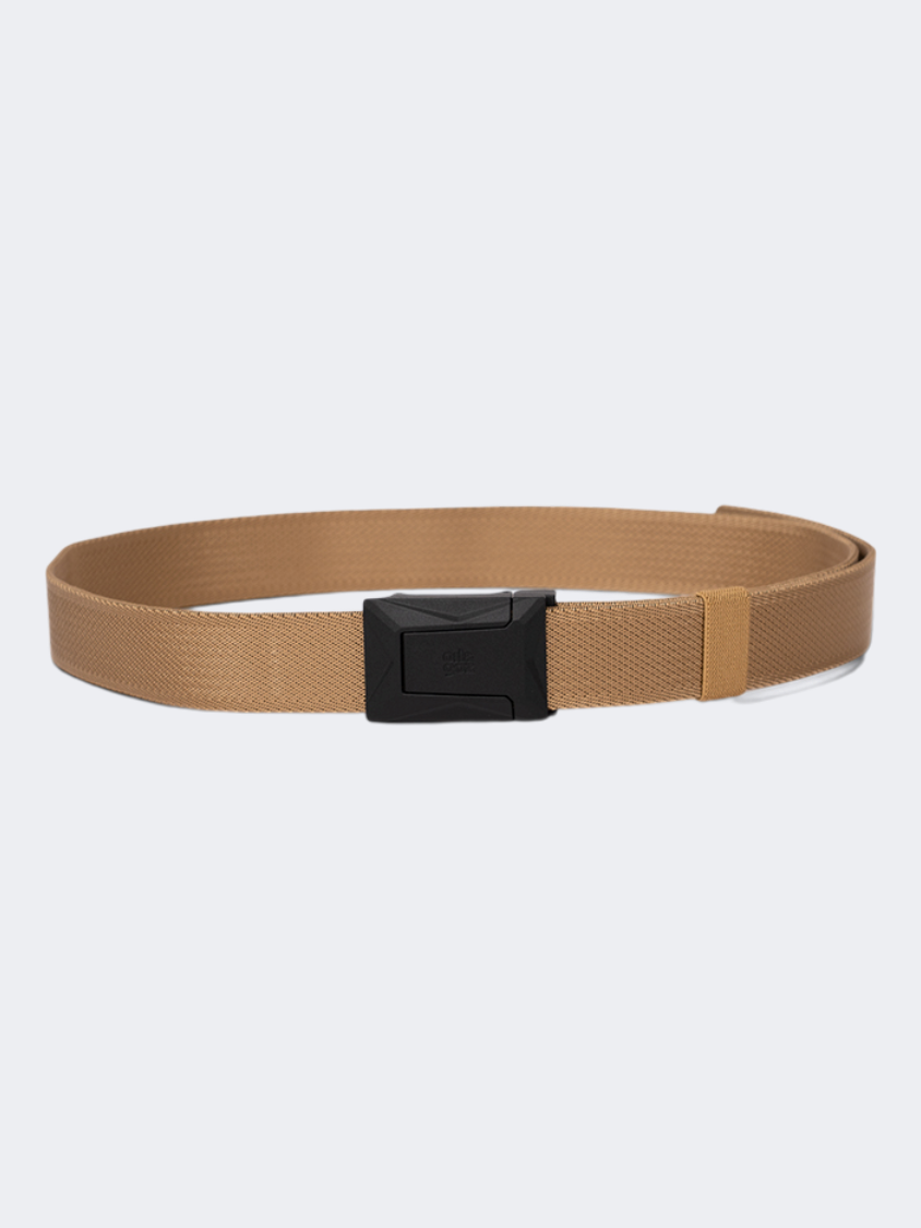 Oil & Gaz Secure Men Lifstyle Clip Buckle Belt Beige