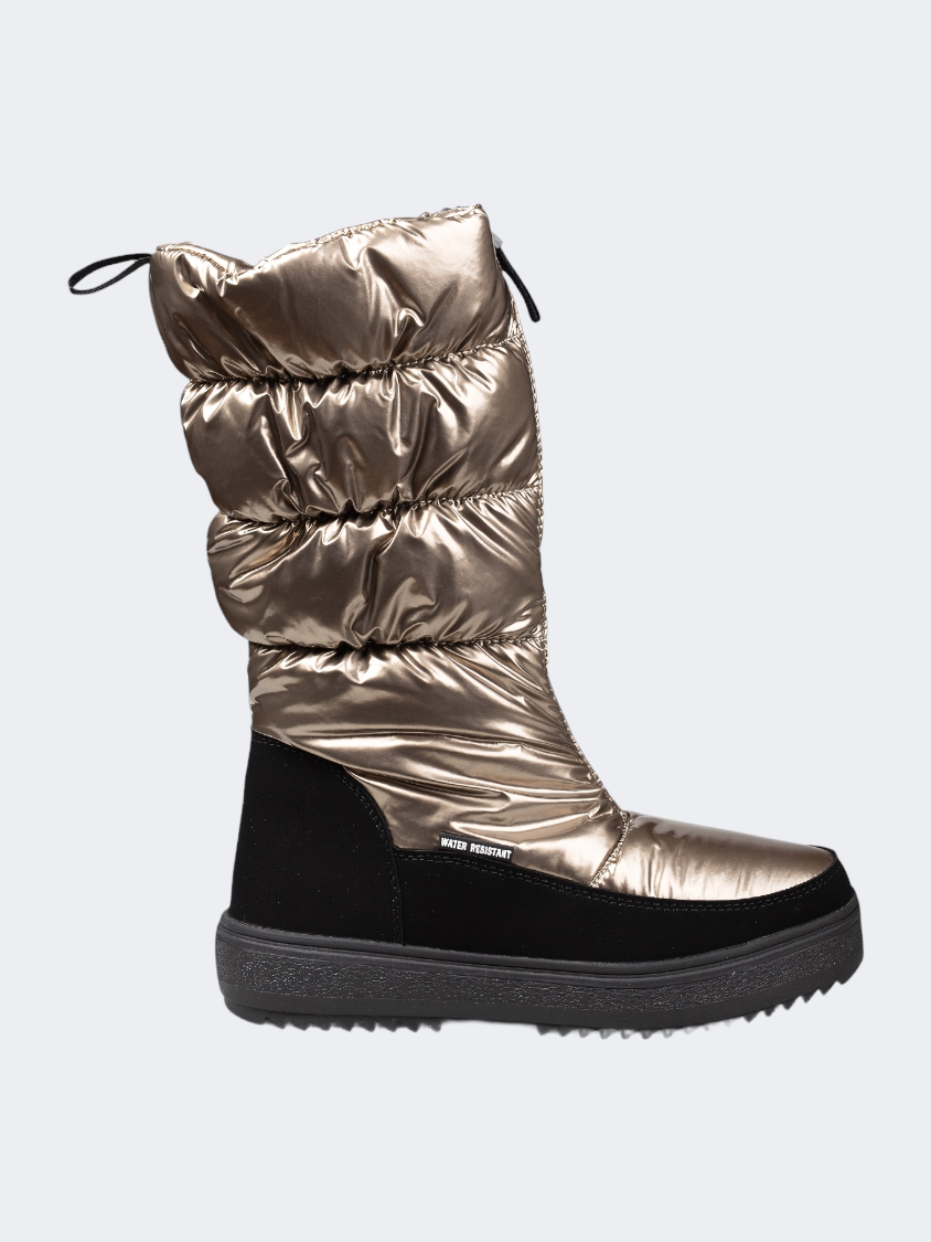 Oil & Gaz After Ski Women Skiing Boots Light Gold