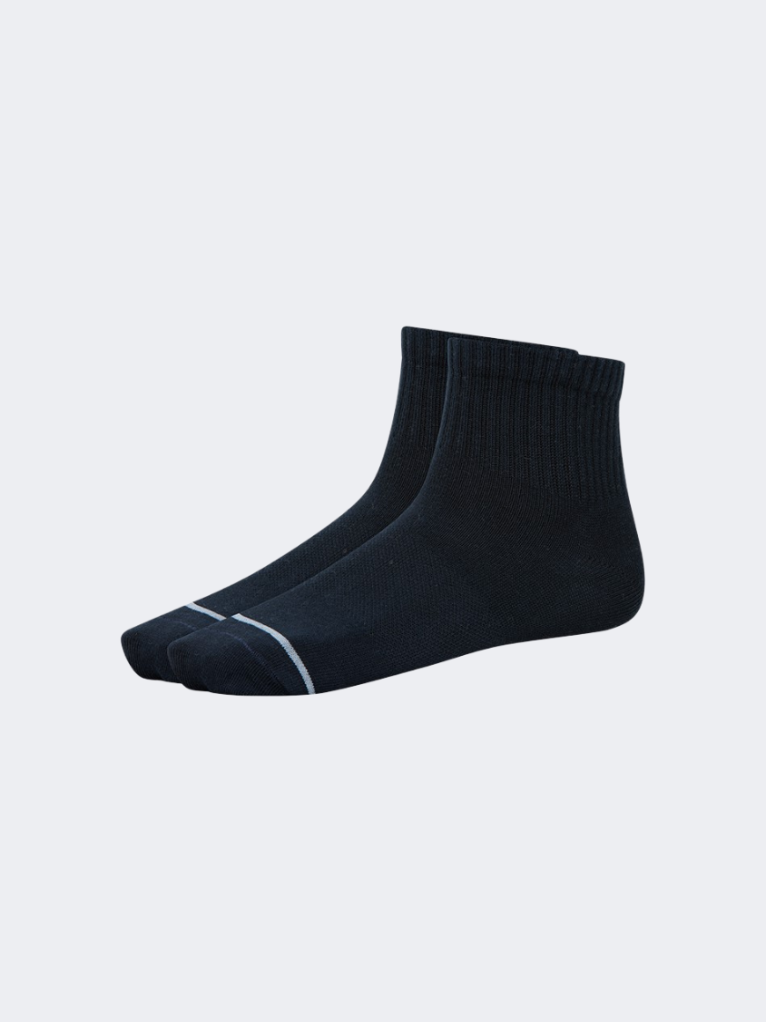Oil And Gaz Soft 3 Pack Kids Lifestyle Socks Grey/White/Navy