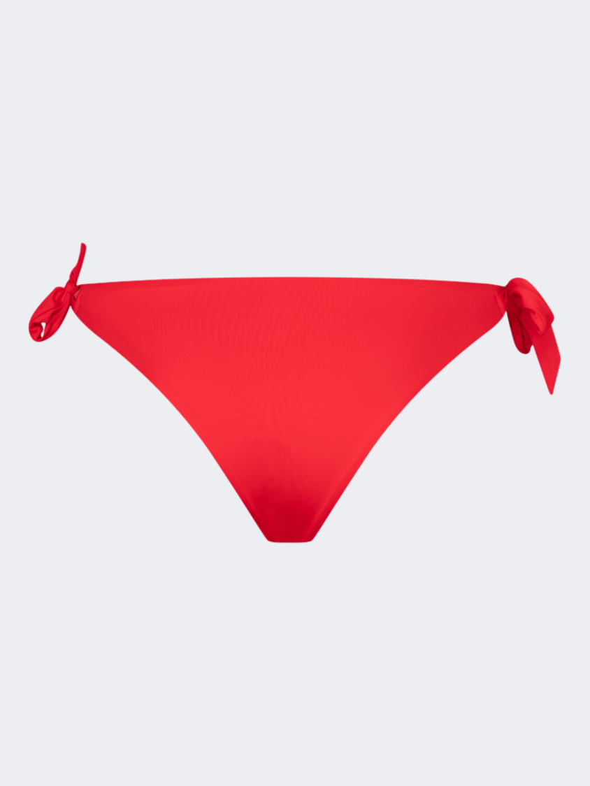 Oil And Gaz Sparkle Women Beach Bottom Red