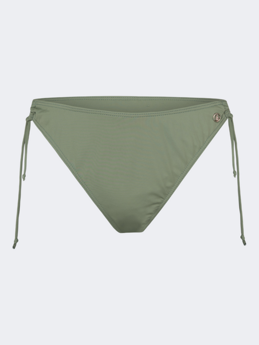 Oil & Gaz Comfortable Women Beach Tie Side Bottom Olive