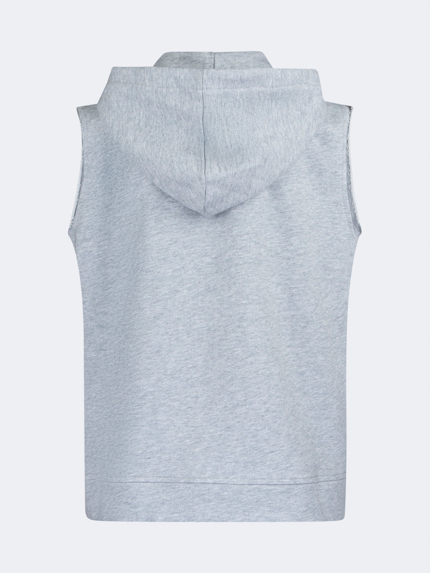 Oil And Gaz Sleeveless Kids Lifestyle Vest Grey