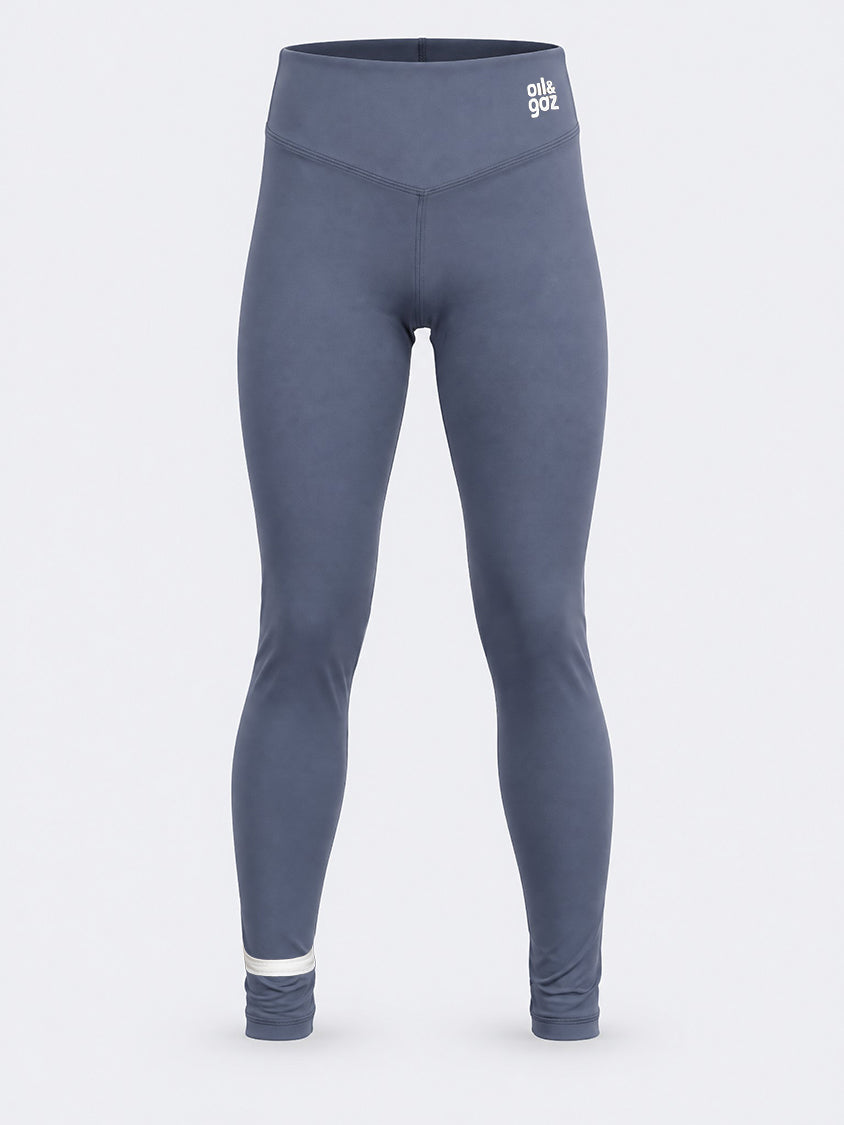Oil & Gaz Slim-Fit Kids-Girls Lifestyle Tight Blue