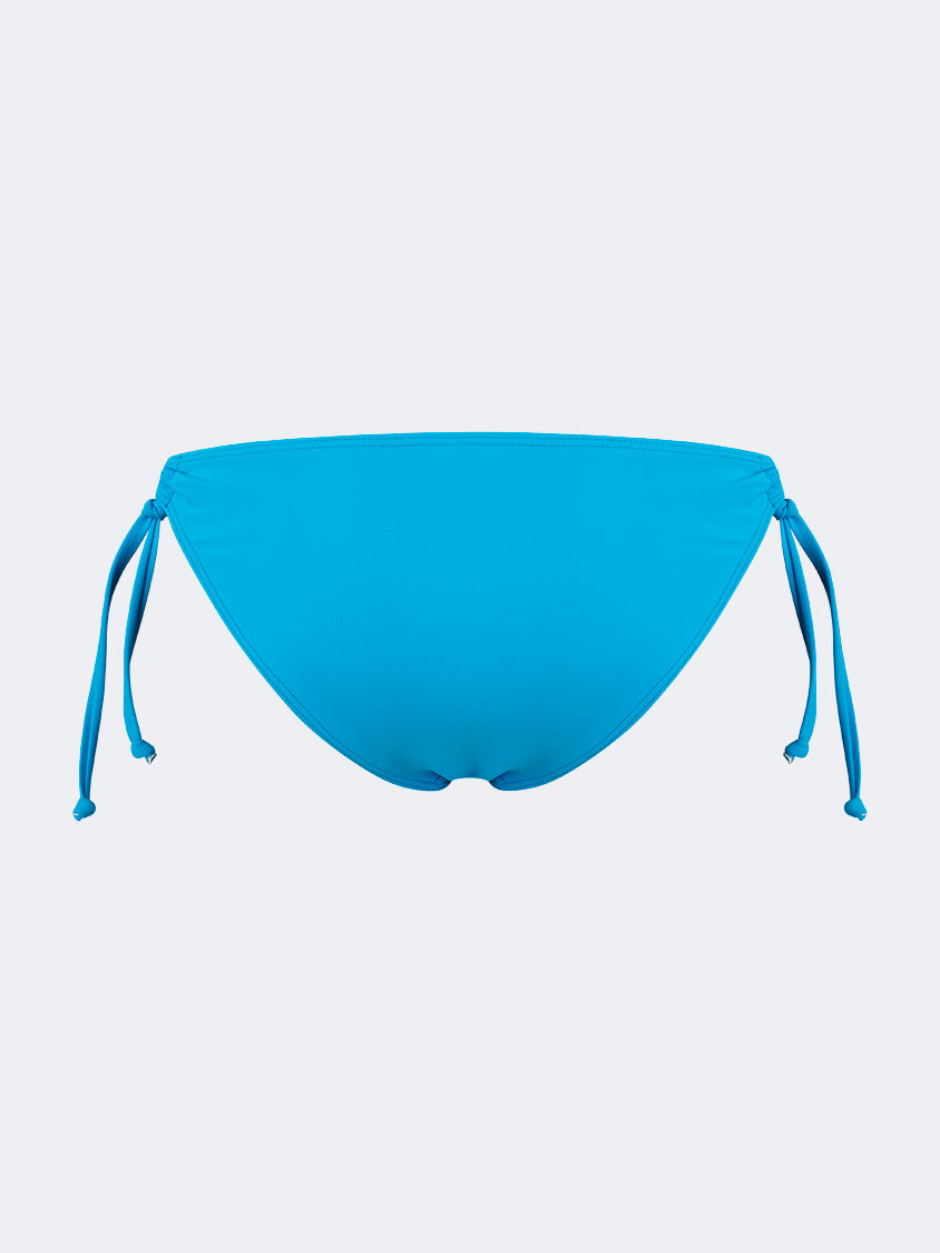 Oil And Gaz Breathable Women Beach Tie-Side Bottom Blue