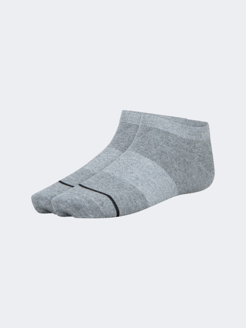 Oil And Gaz Soft 3 Pack Unisex Lifestyle Socks Grey/White/Navy