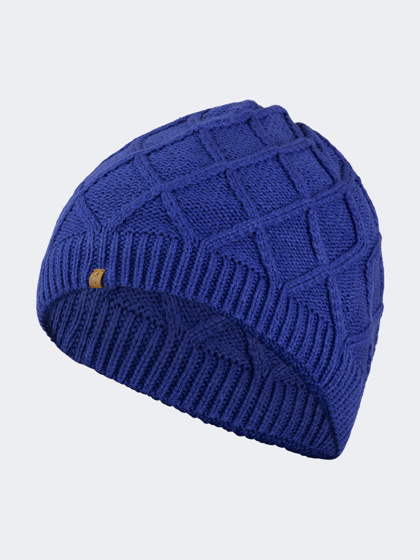 Oil And Gaz Cozy Unisex Lifestyle Jacquard Beanie Blue