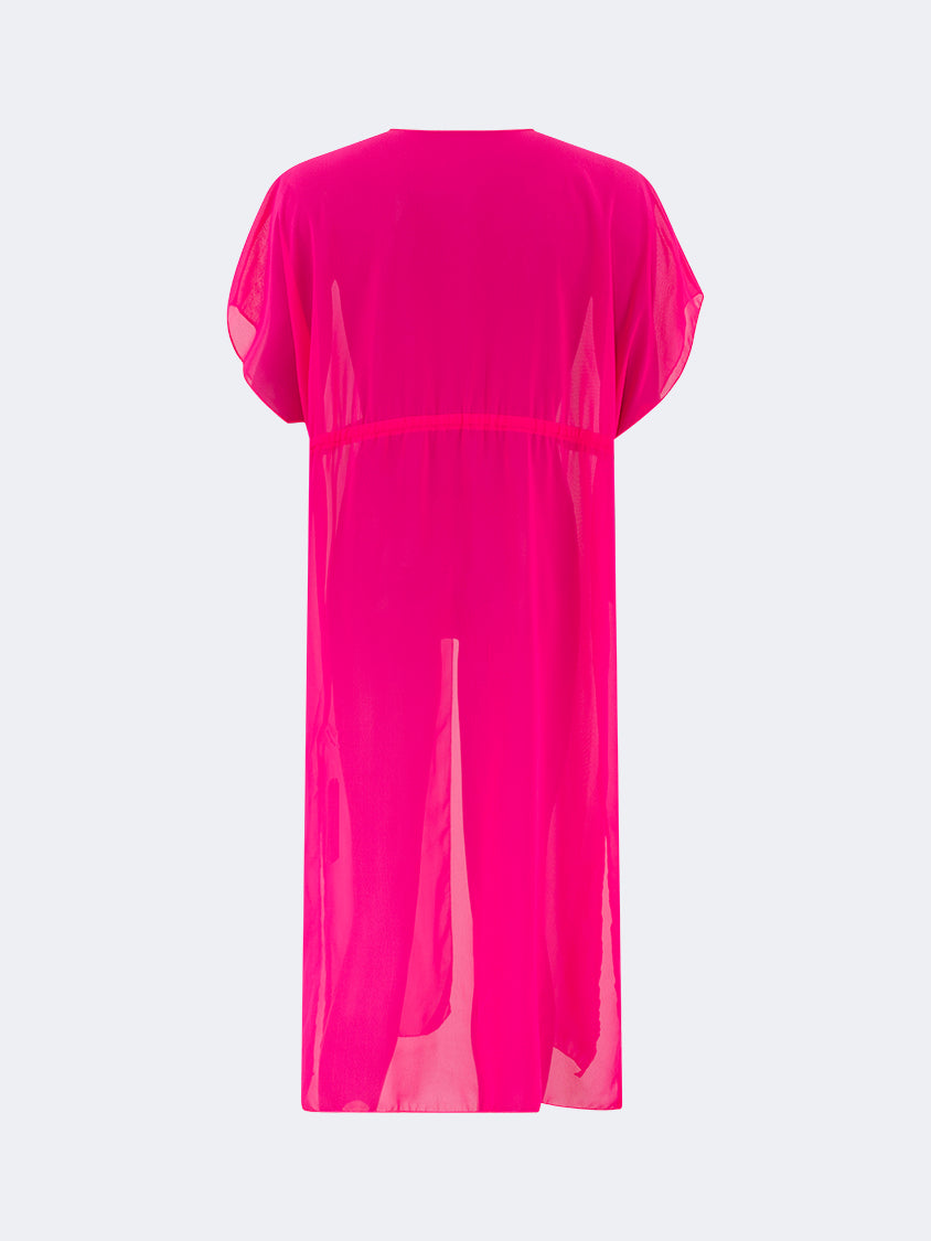 Oil And Gaz Chic Women Beach Cloth Dress Ss Pink