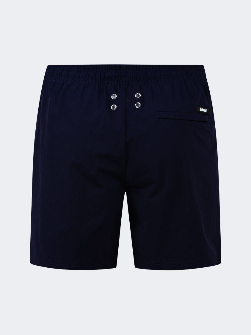 Oil And Gaz Breathable Men Beach Swim Short Navy