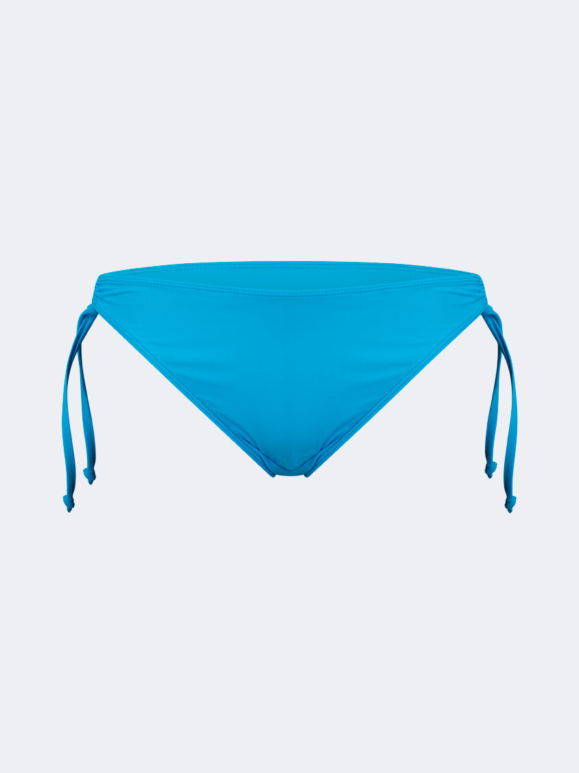Oil And Gaz Breathable Women Beach Tie-Side Bottom Blue