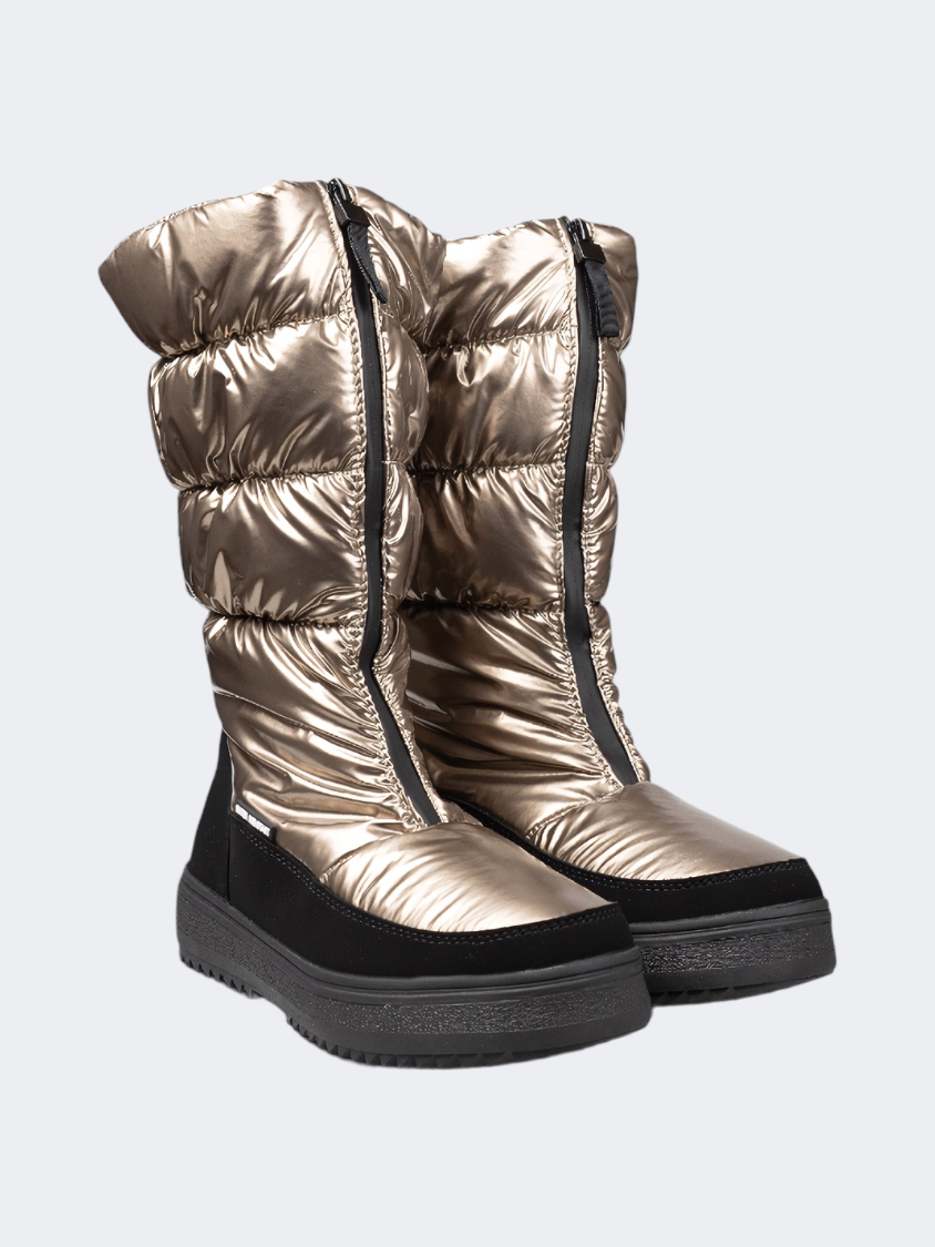 Oil & Gaz After Ski Women Skiing Boots Light Gold