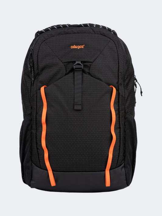 Oil & Gaz Functional Unisex Lifestyle Back Pack Black/Orange