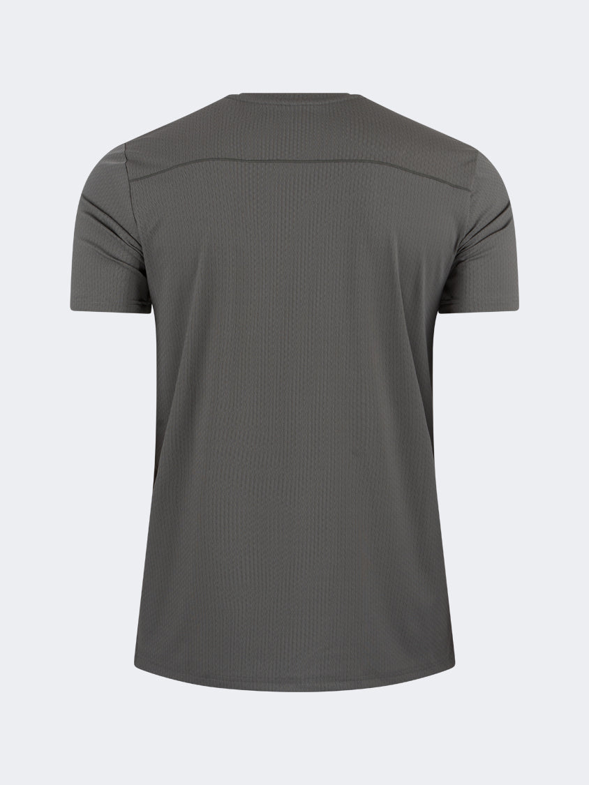 Oil And Gaz Comfortable Men Sportwear T-Shirt R-Neck Olive