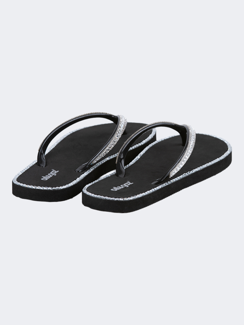 Oil&Gaz Comfortable Women Lifestyle Slipper Black