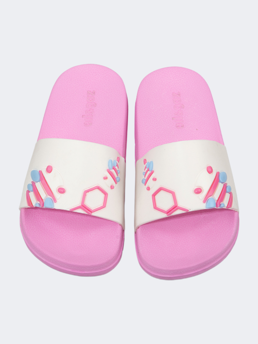 Oil And Gaz Casual Beach Kids Slide Pink