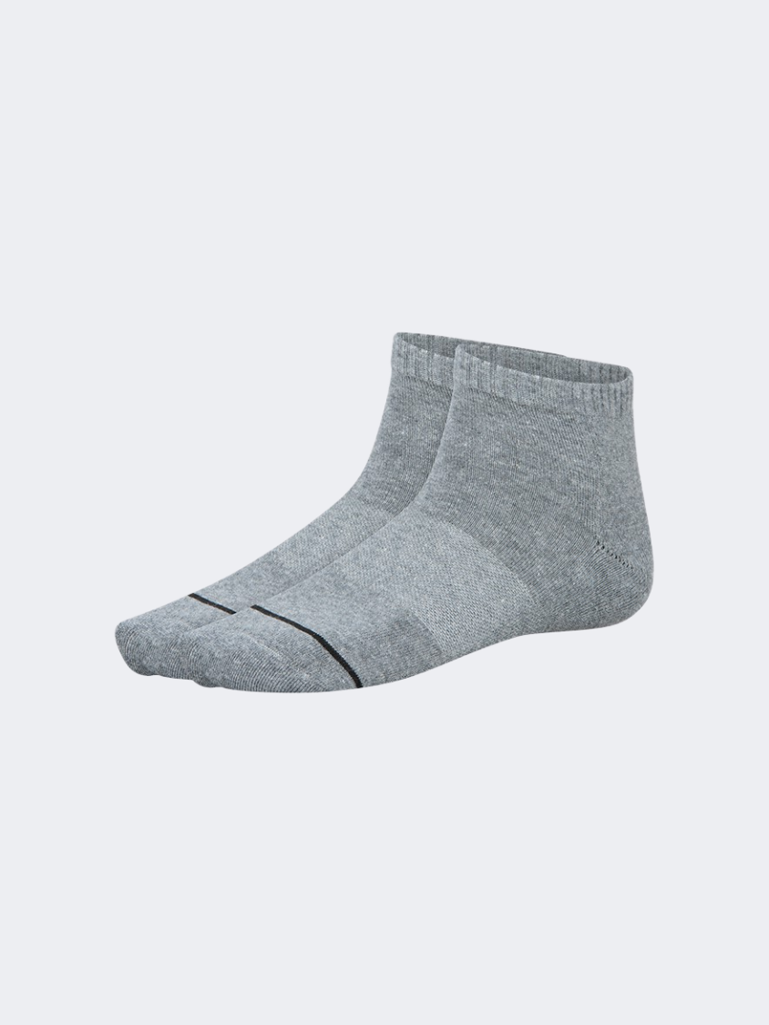 Oil And Gaz Soft 3 Pack Unisex Lifestyle Socks Grey/White/Navy