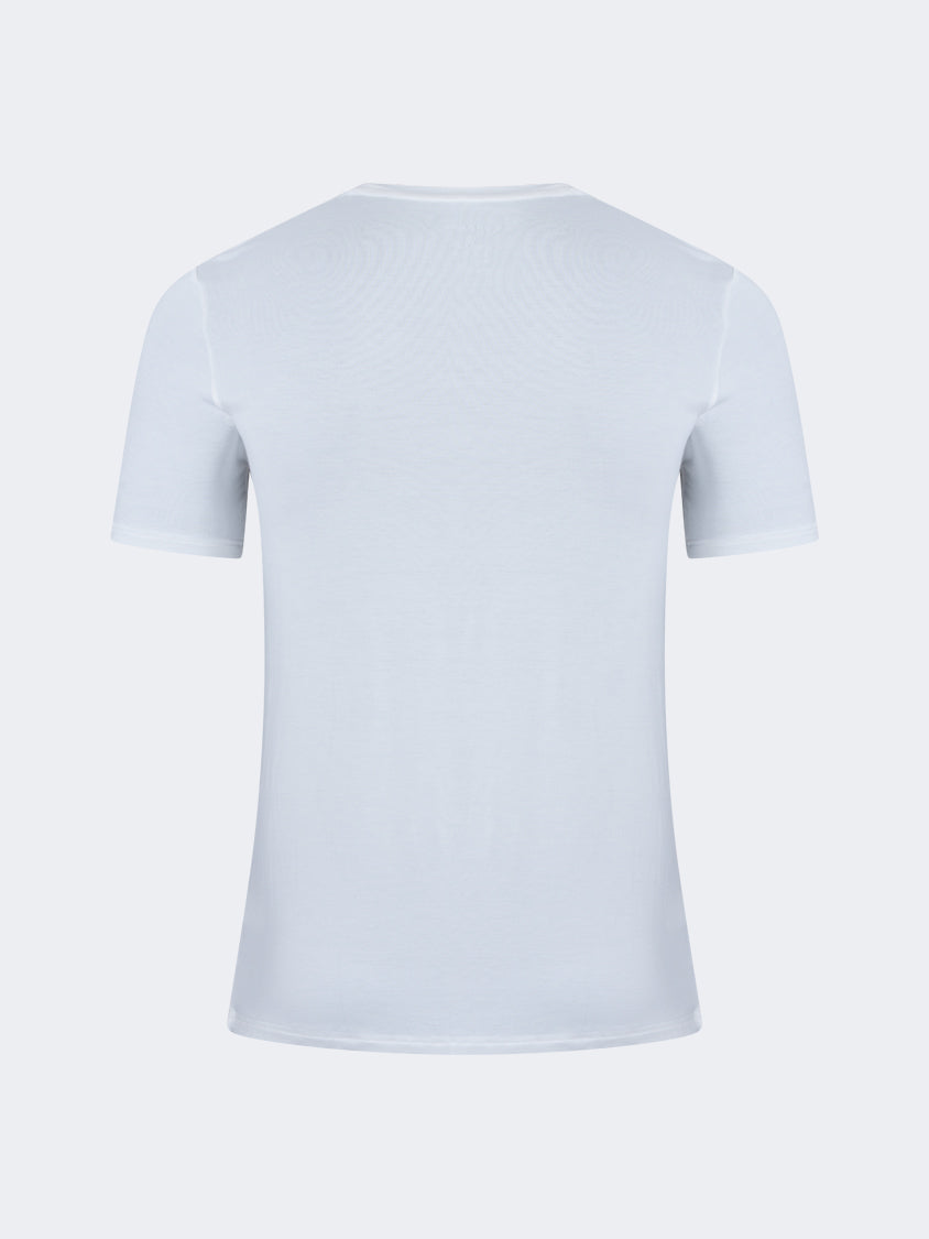 Oil And Gaz Comfortable Men Sportwear T-Shirt R-Neck White