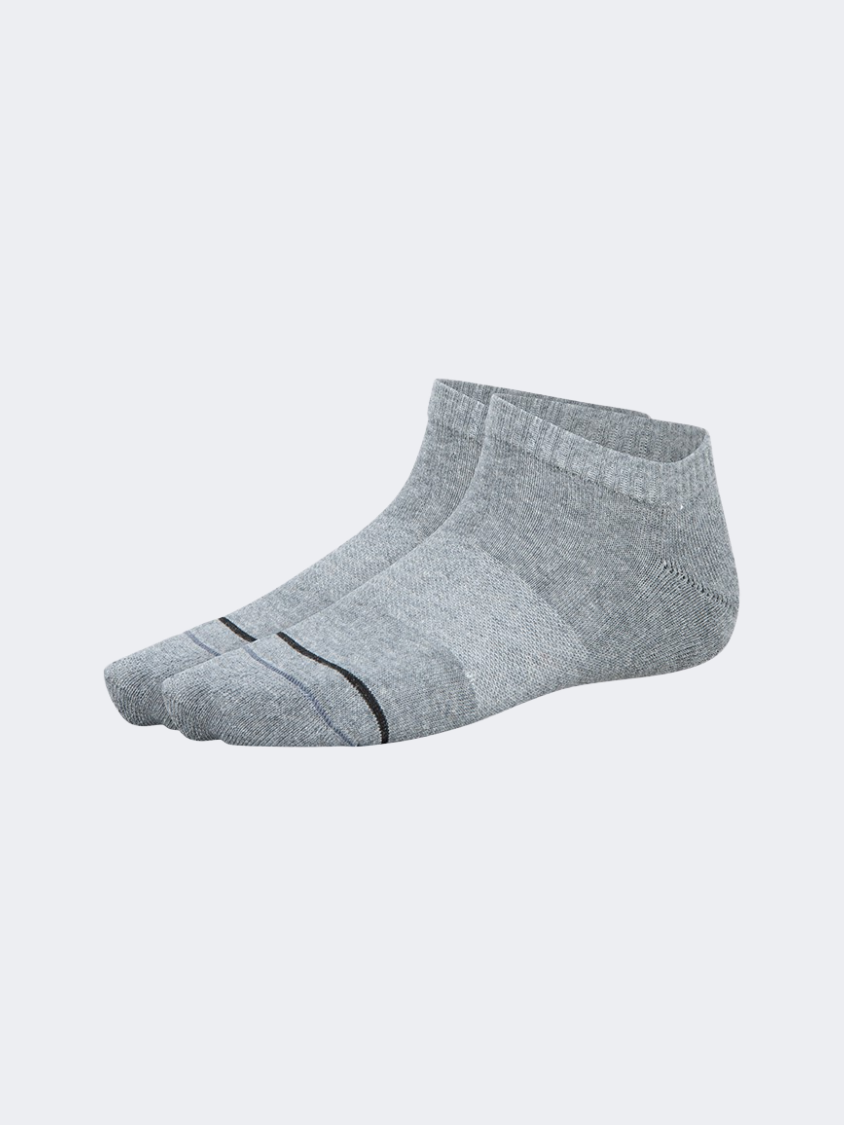 Oil And Gaz Soft 3 Pack Unisex Lifestyle Socks Grey/White/Navy