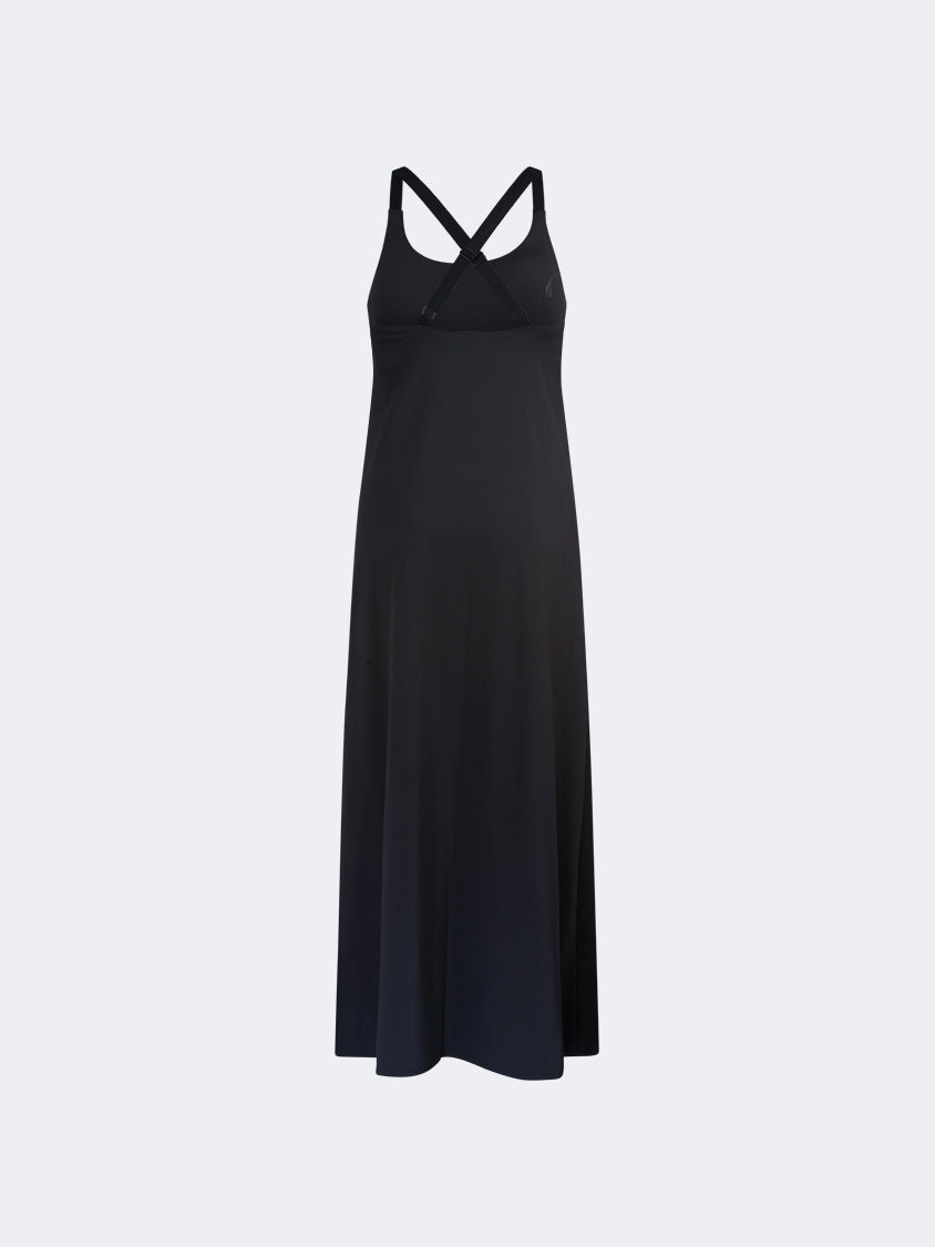 Oil And Gaz Flowy Women Lifestyle Dress Black