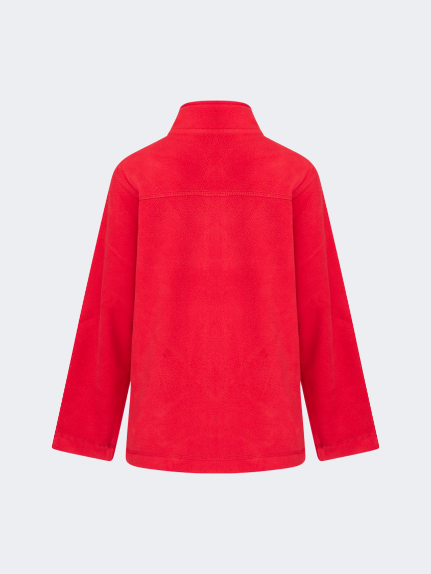 Oil&Gaz Soft Kids-Boys Skiing Full Zip Fleece Red