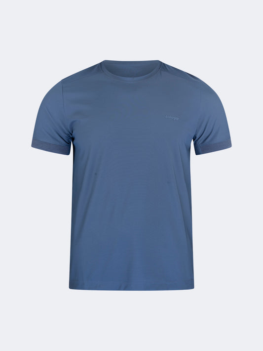Oil & Gaz Classic Men Lifestyle R-Neck T-Shirt Blue
