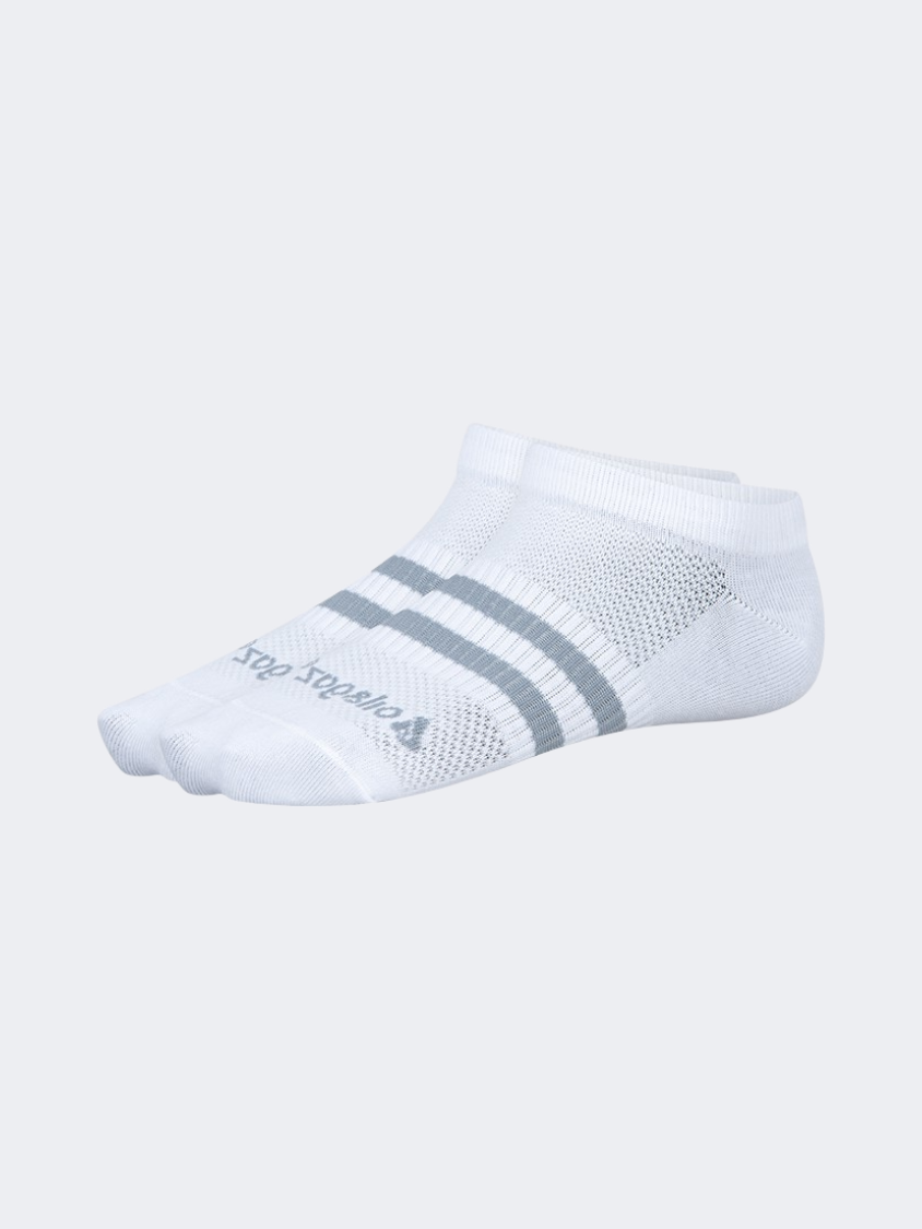 Oil And Gaz Soft 3 Pack Unisex Lifestyle Socks White/Grey