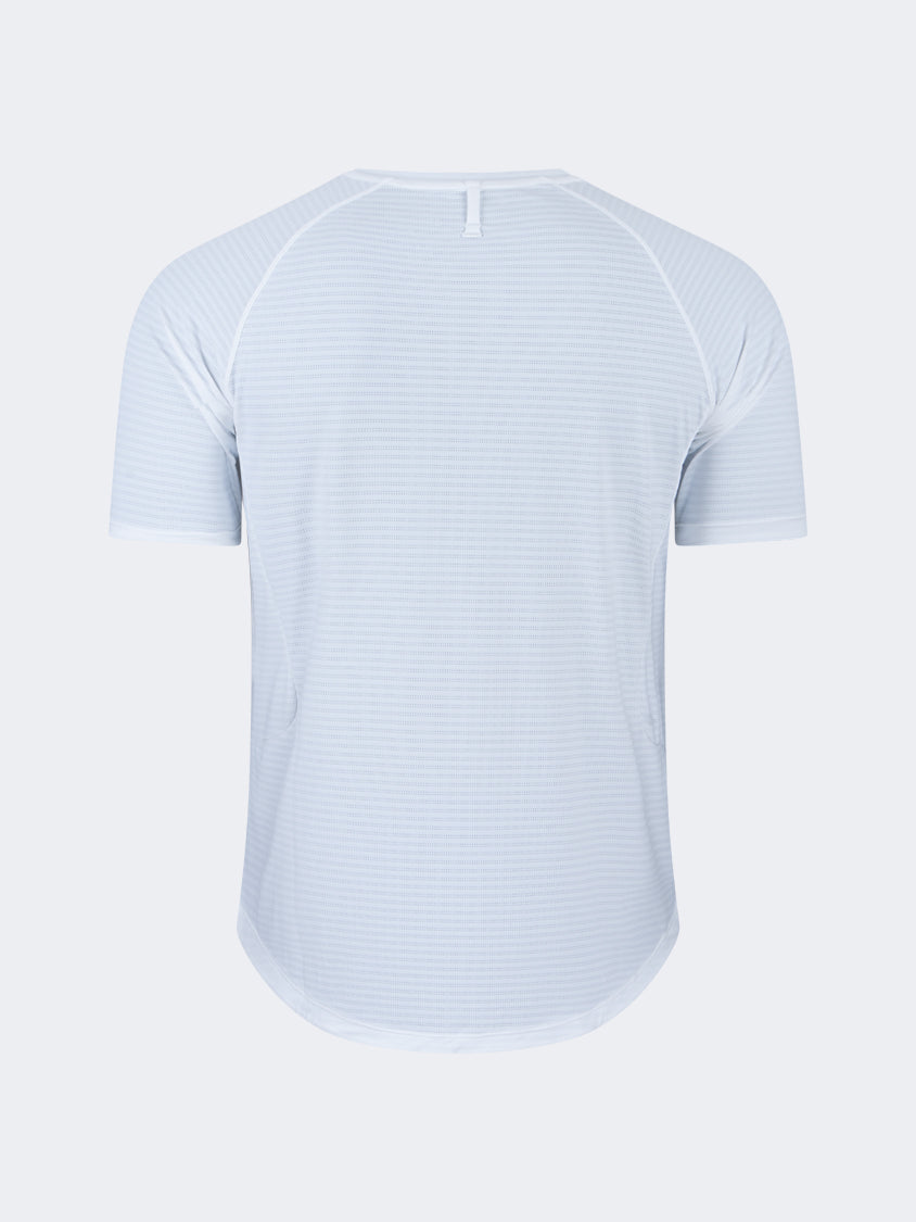 Oil And Gaz Comfortable Men Training T-Shirt R-Neck White