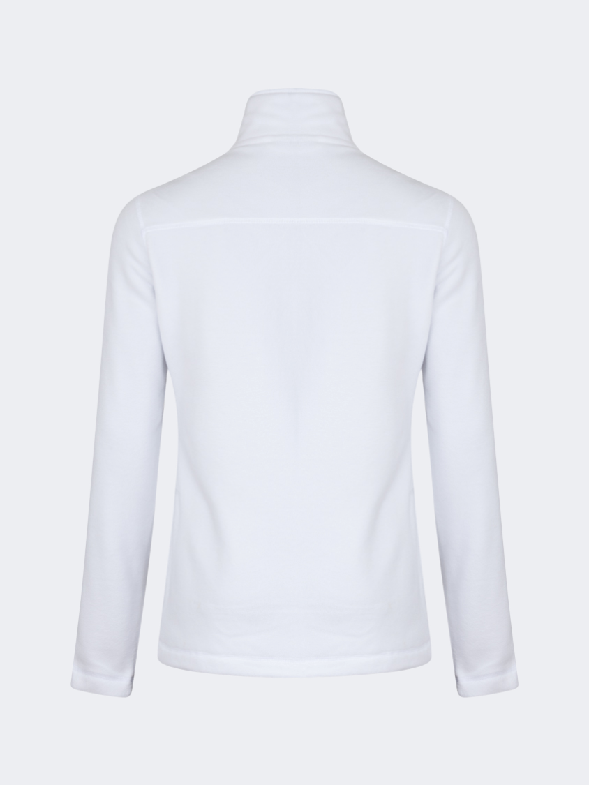 Oil&Gaz Soft Women Skiing Full Zip Fleece White