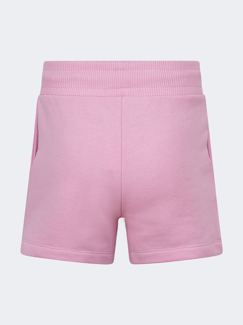 Oil And Gaz Regular Fit Kids-Girls Lifestyle Short Pink