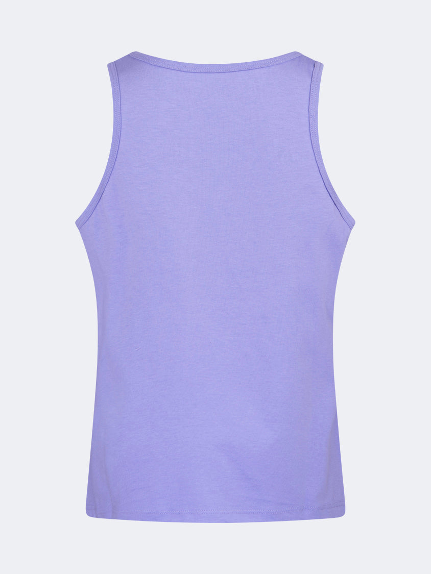 Oil And Gaz Classic Kids-Girls Lifestyle Tank Top Purple