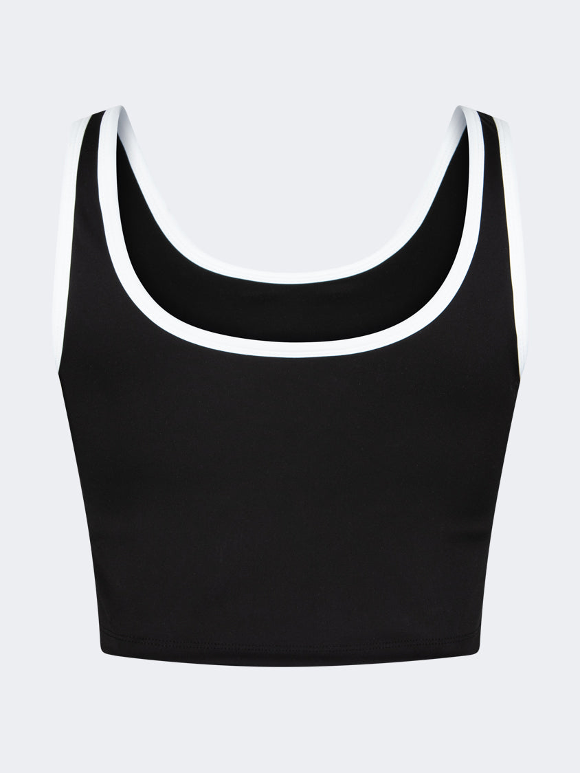 Oil And Gaz Double-Layered Women Lifestyle Bra Black