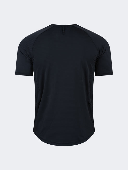 Oil & Gaz Comfortable Men Training T-Shirt R-Neck Black