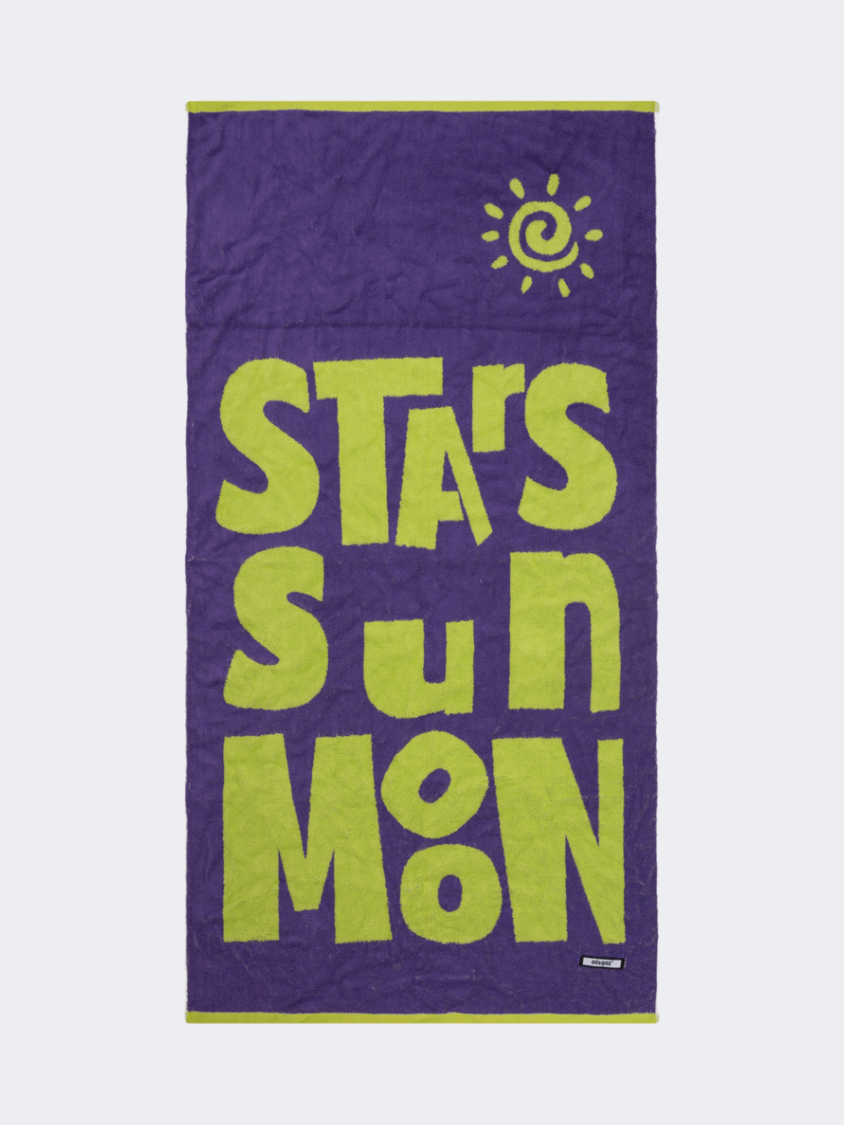 Oil And Gaz Absorbent Unisex Beach Towel Purple