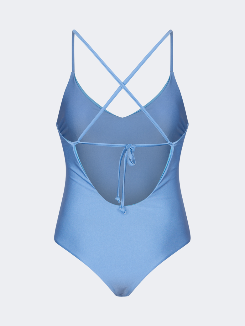 Oil And Gaz Trendy Women Beach Crisscross Light Blue