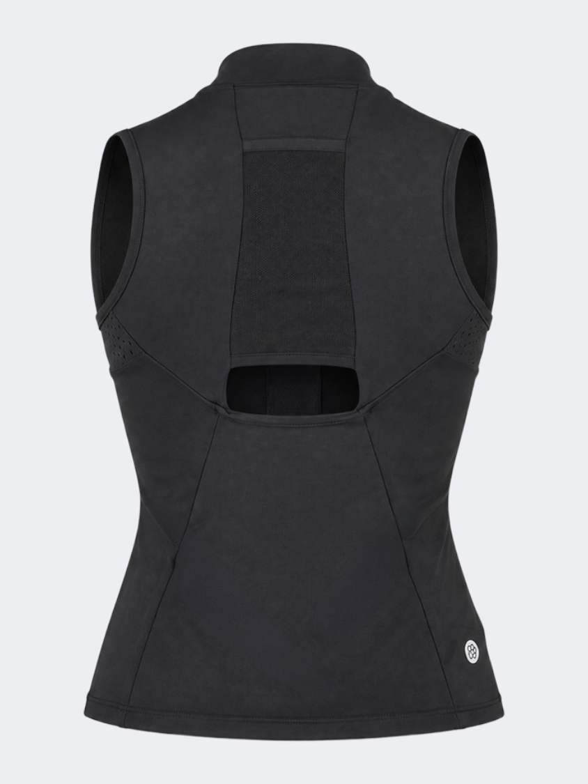 Oil & Gaz Versatile Women Lifestyle Tank With 1/4 Zip Black