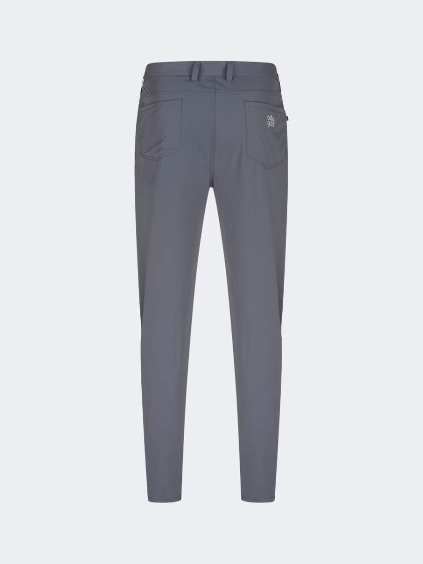 Oil And Gaz Straight-Cut Men Lifestyle 5 Pockets Pant Grey