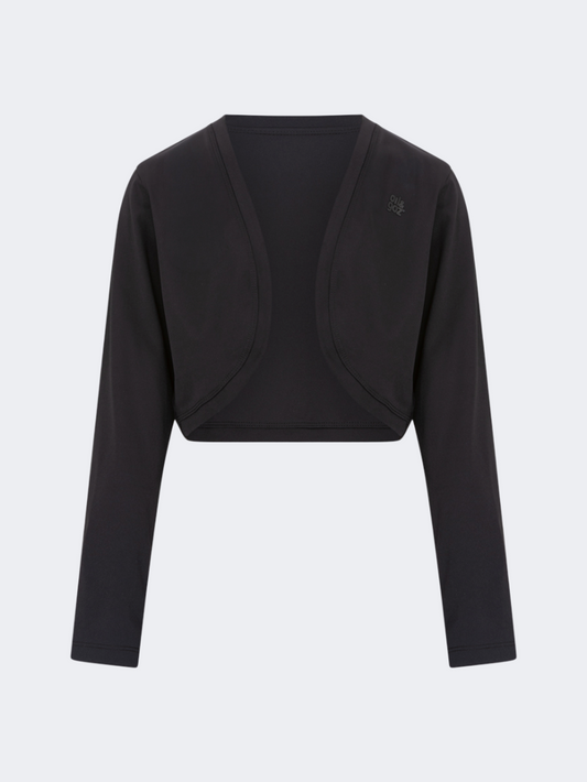 Oil & Gaz Stylish Kids-Girls Lifestyle Bolero Black