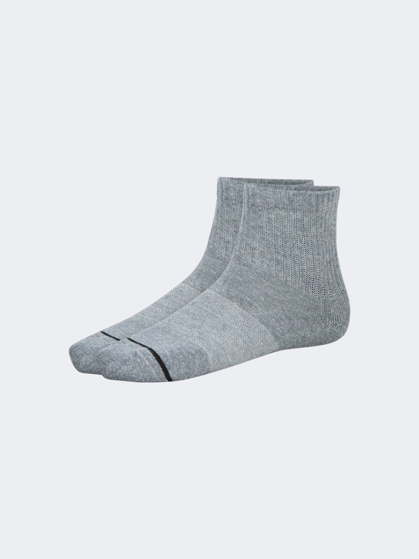 Oil And Gaz Soft 3 Pack Kids Lifestyle Socks Grey/White/Navy