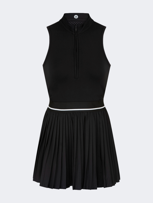 Oil & Gaz Open Back Women Lifestyle Dress Black